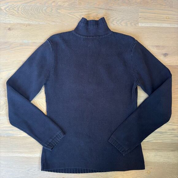 Tommy Hilfiger Quarter Zip Embroidered Knit Sweater - Picture 3 of 8